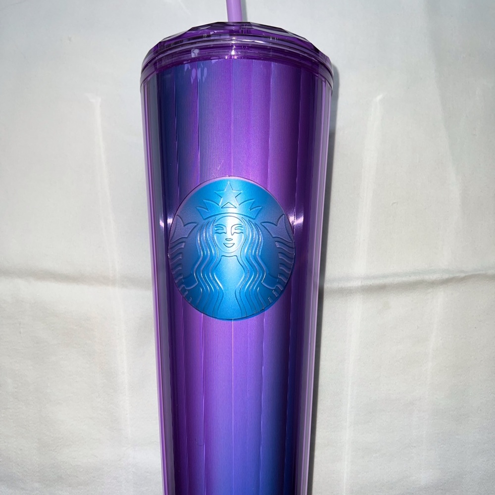 Starbucks Wisteria Kaleidoscope Dome Top Tumbler Cold Cup NWT